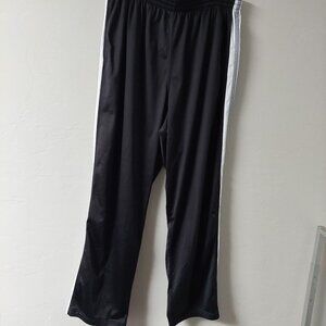 Nike Black Pants XXL Soccer Training Ankle Zip‎ Drawstring Activewear Athletic